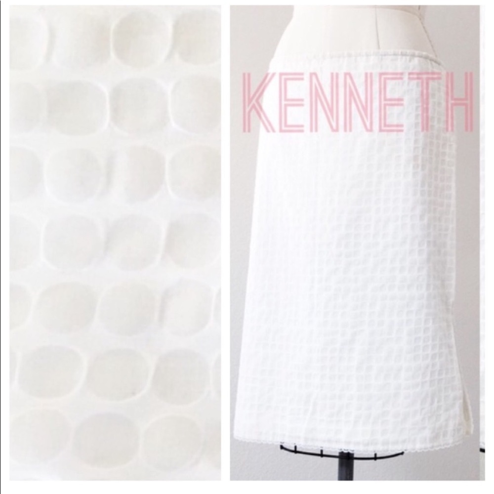 Kenneth Cole Reaction Cotton Pencil Skirt @271-C